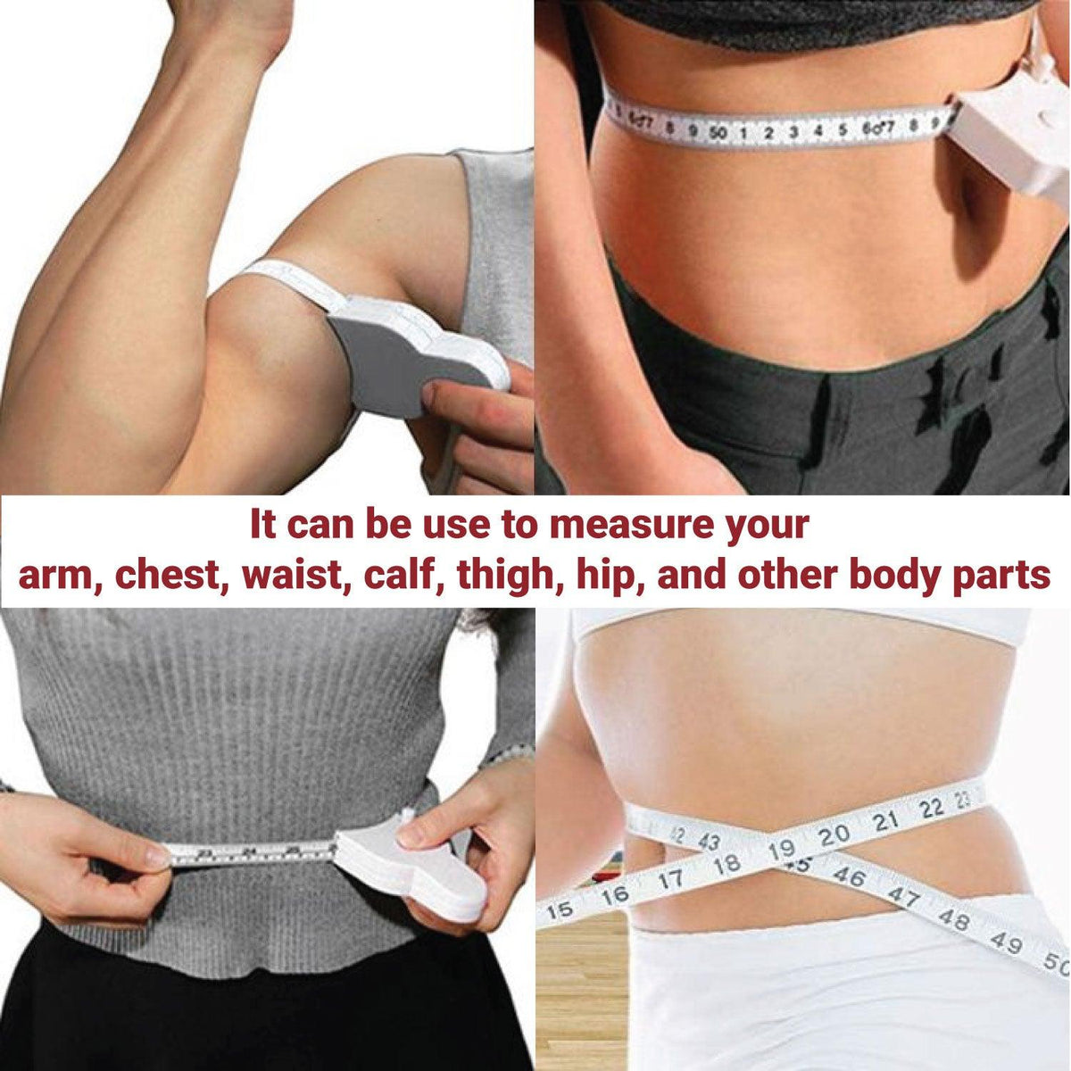 Measuring Tape for Body - Push-Button Retract Lock Pin System 150CM Automatic Telescopic Body Measure Tape Business & Industrial - Tophatter Daily Deals
