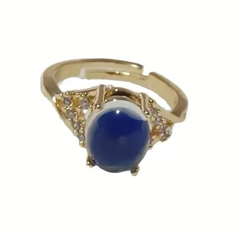 Boho Style Color Changing Mood Stone Cuff Rings Rings - Tophatter Daily Deals