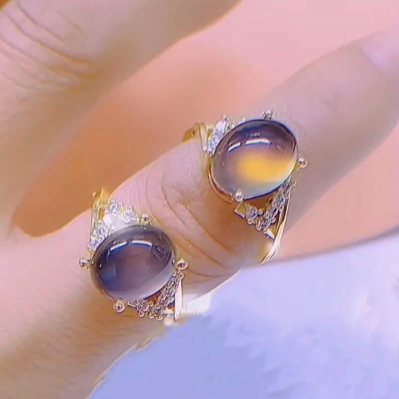 Boho Style Color Changing Mood Stone Cuff Rings Rings - Tophatter Daily Deals