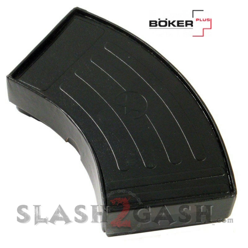 Boker Kalashnikov Mini Automatic Knife Small - Black Tanto Serrated Knife-Auto - Tophatter Daily Deals