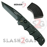 Boker Kalashnikov Automatic Conversion Knife - Black Tanto Serr Tanto Plain Knife-Auto - Tophatter Daily Deals