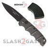 Boker Kalashnikov Automatic Knife Gun Metal Grey - Drop Point Drop Plain Knife-Auto - Tophatter Daily Deals