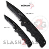 Boker Kalashnikov Mini Automatic Knife Small - Black Tanto Serrated Knife-Auto - Tophatter Daily Deals