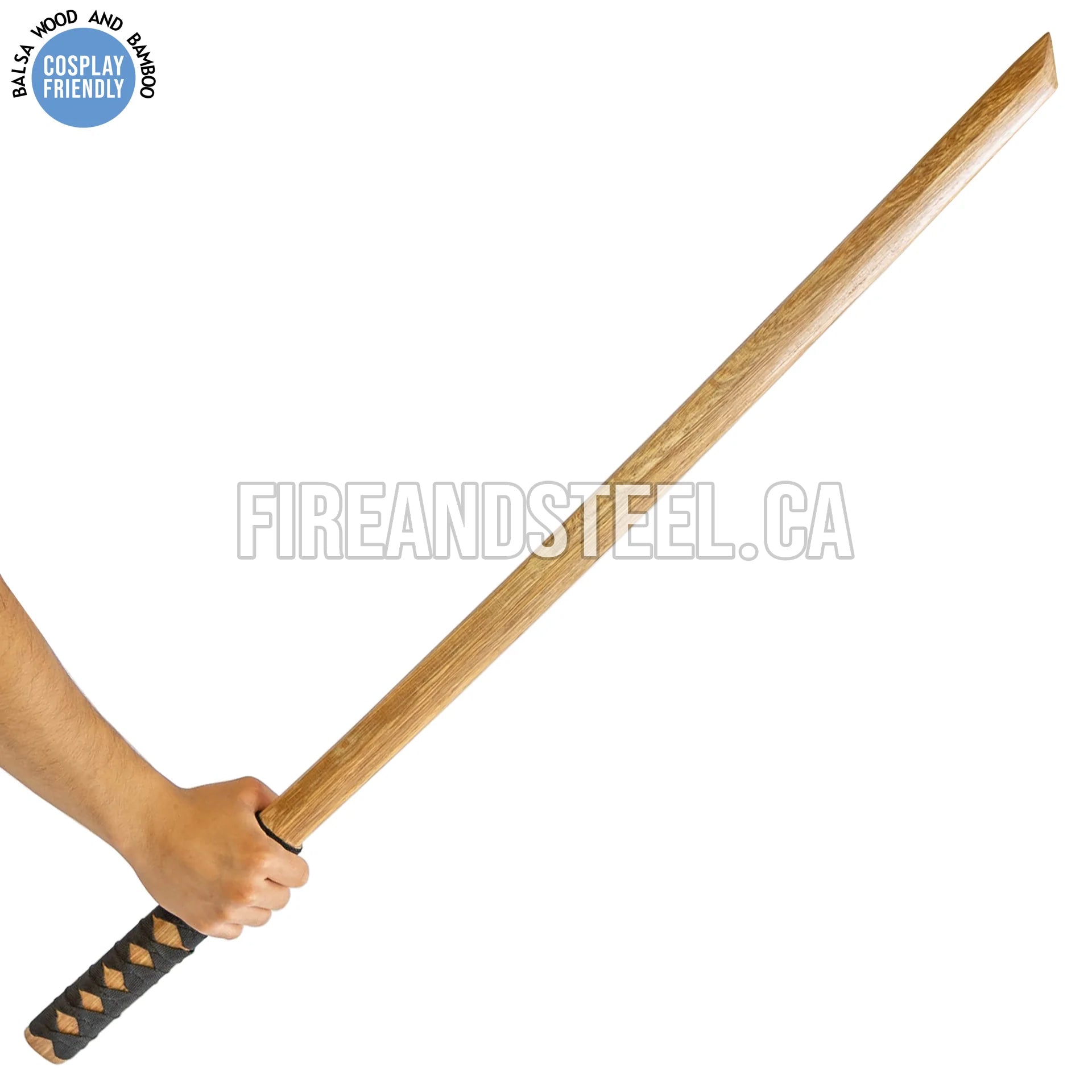 Fire and Steel - Bokken Light Brown Fire and Steel Exclusive - Tophatter Daily Deals