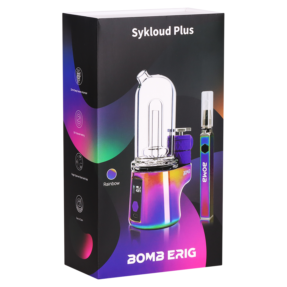 BOMB Sykloud eRig & Hot Knife Set Vaporizers - Tophatter Daily Deals