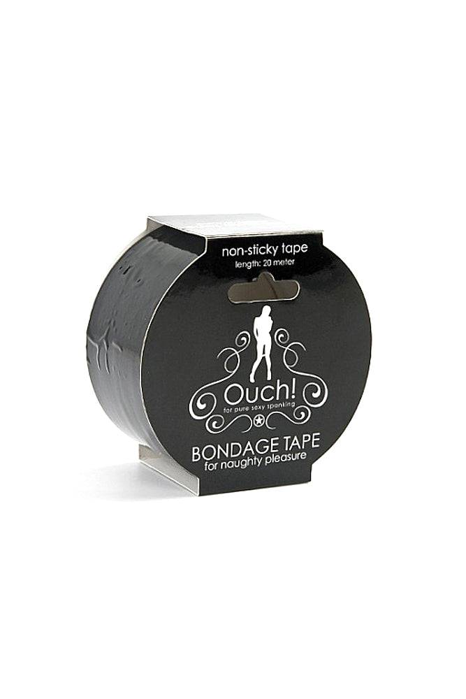 Ouch by Shots Toys - Bondage Tape - 20 Meters - Black BDSM - Tophatter Daily Deals
