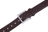 Bonded Leather Belt for Men – Nickel Buckle, 1.4" Strap Belts & Ties - Tophatter Daily Deals