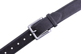 Bonded Leather Belt for Men – Nickel Buckle, 1.4" Strap Belts & Ties - Tophatter Daily Deals