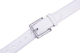 Bonded Leather Belt for Men – Nickel Buckle, 1.4" Strap Belts & Ties - Tophatter Daily Deals