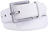 Bonded Leather Belt for Men – Nickel Buckle, 1.4" Strap Belts & Ties - Tophatter Daily Deals
