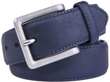 Bonded Leather Belt for Men – Nickel Buckle, 1.4" Strap Belts & Ties - Tophatter Daily Deals