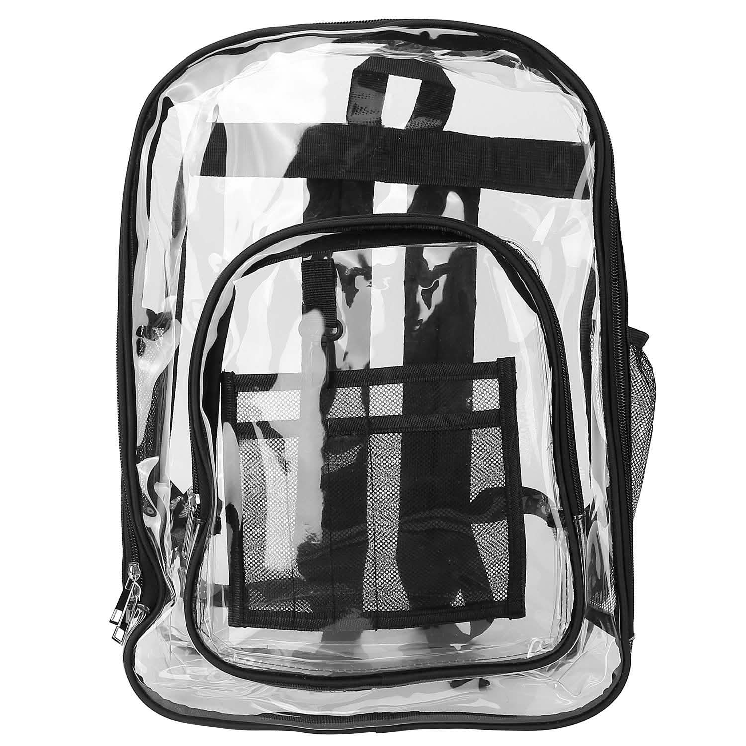 Book Bag Waterproof PVC Clear Backpack 5.3Gal with Reinforced Strap Handbags & Wallets - Tophatter Daily Deals