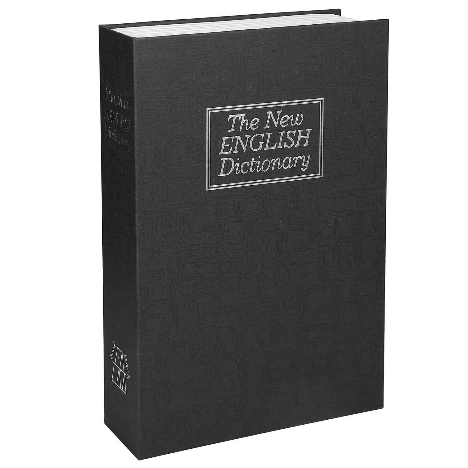 Book Safe with 3-Digit Combination Lock Storage Box Black L Storage & Organization - Tophatter Daily Deals