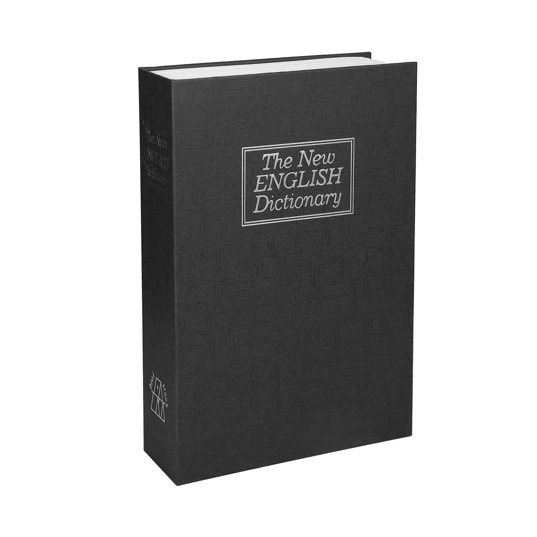 Book Safe with 3-Digit Combination Lock Storage Box Black M Storage & Organization - Tophatter Daily Deals