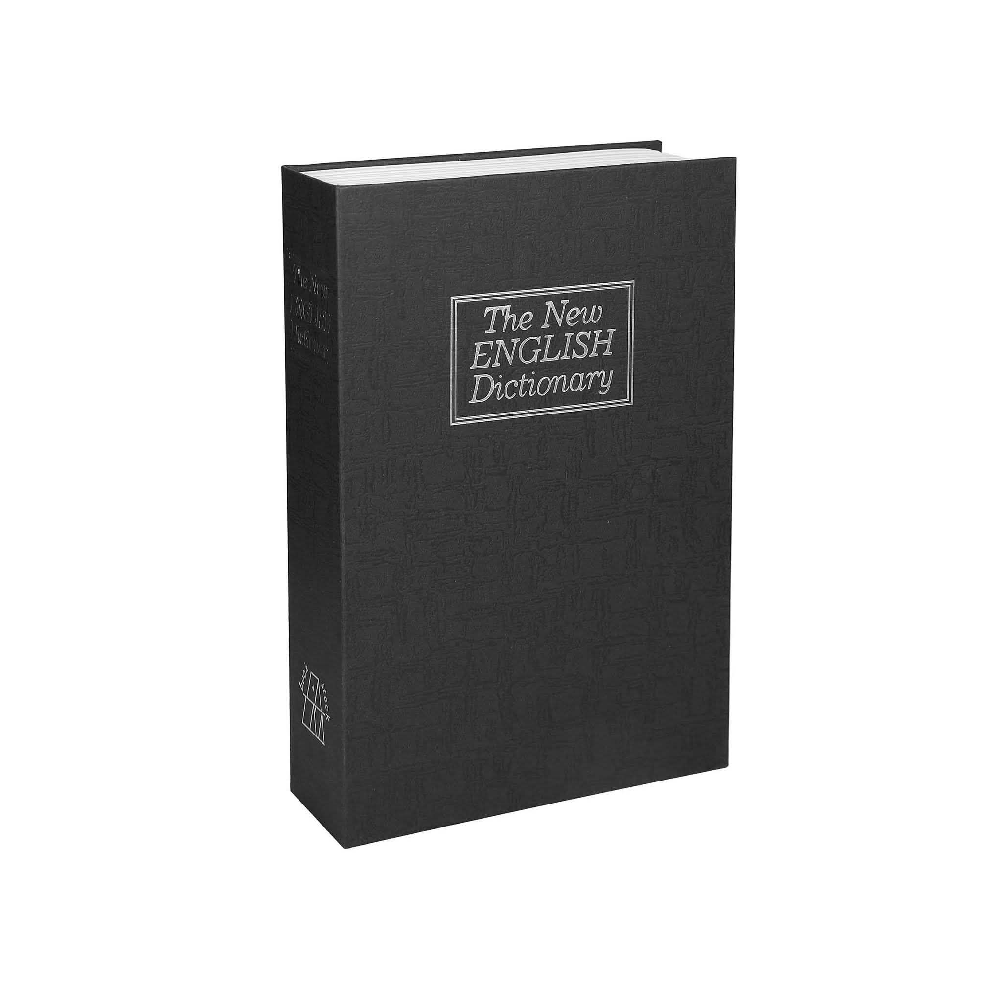 Book Safe with 3-Digit Combination Lock Storage Box Black S Storage & Organization - Tophatter Daily Deals