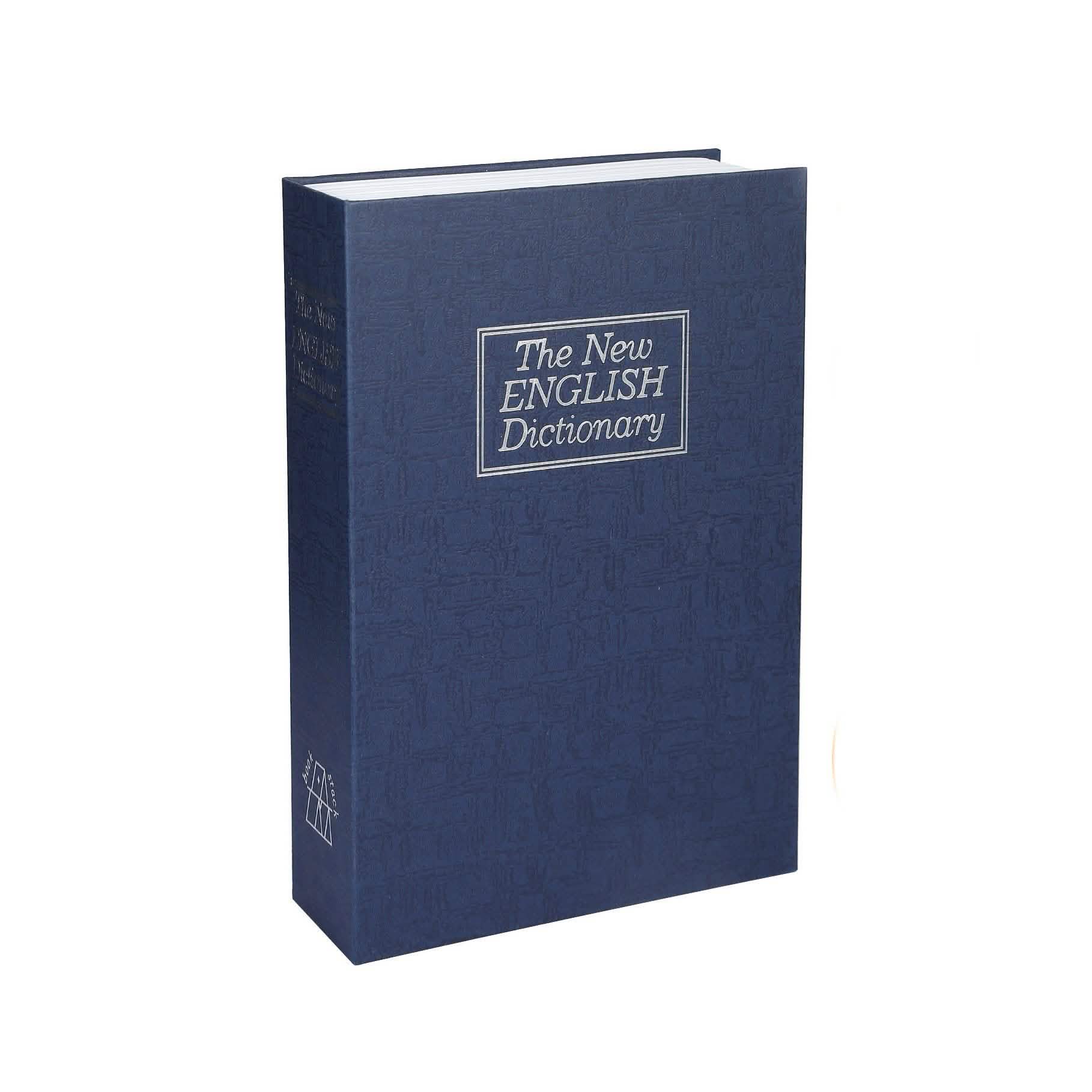 Book Safe with 3-Digit Combination Lock Storage Box Blue S Storage & Organization - Tophatter Daily Deals