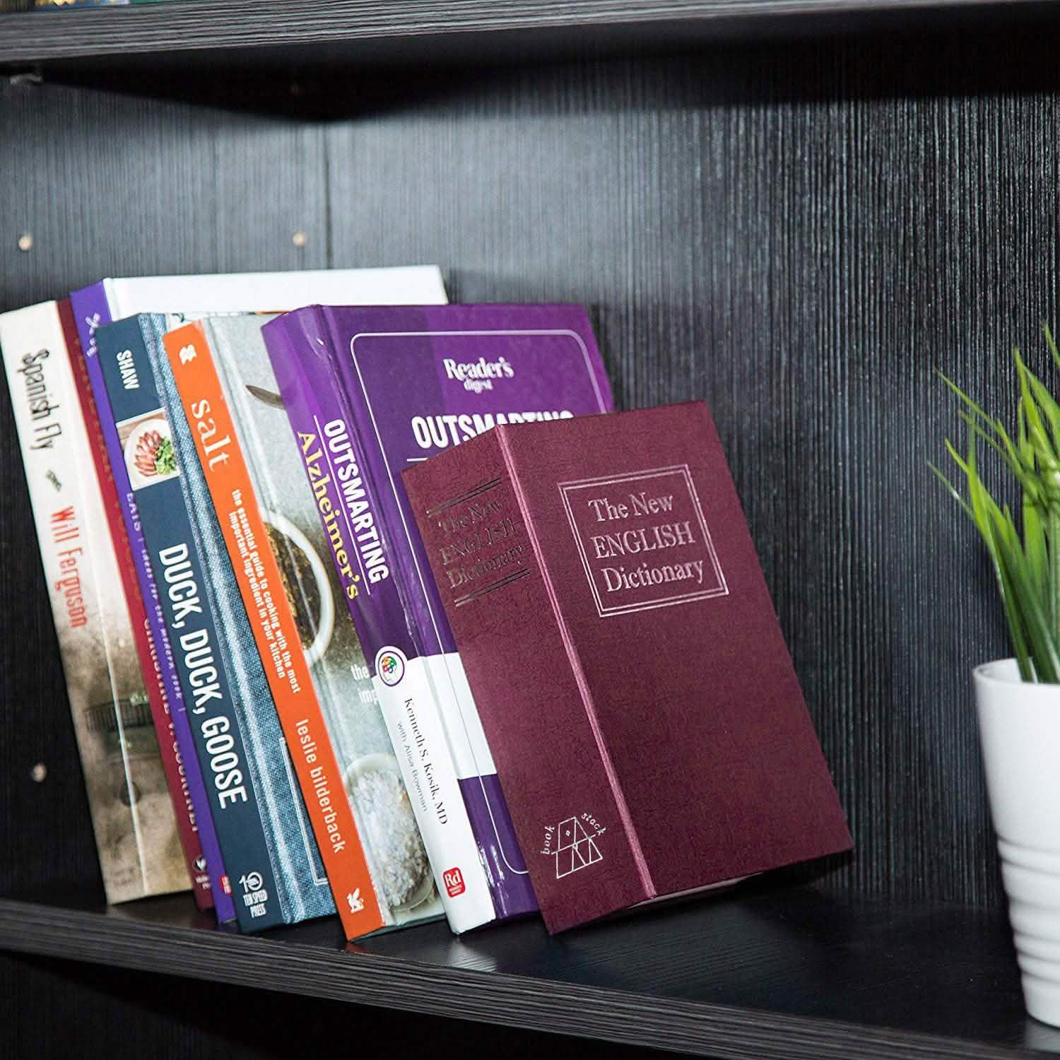 Book Safe with 3-Digit Combination Lock Storage Box Storage & Organization - Tophatter Daily Deals