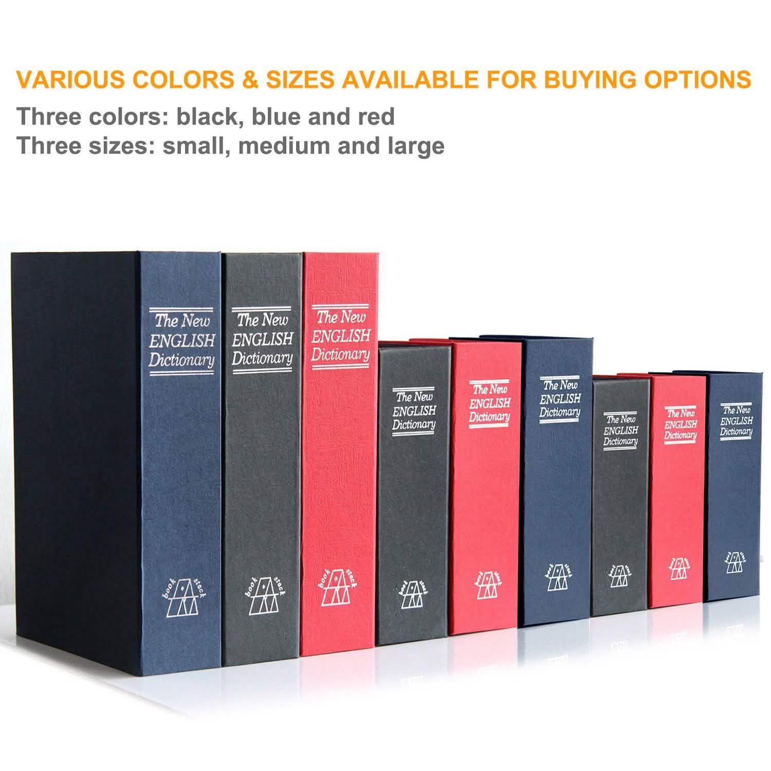 Book Safe with 3-Digit Combination Lock Storage Box Storage & Organization - Tophatter Daily Deals