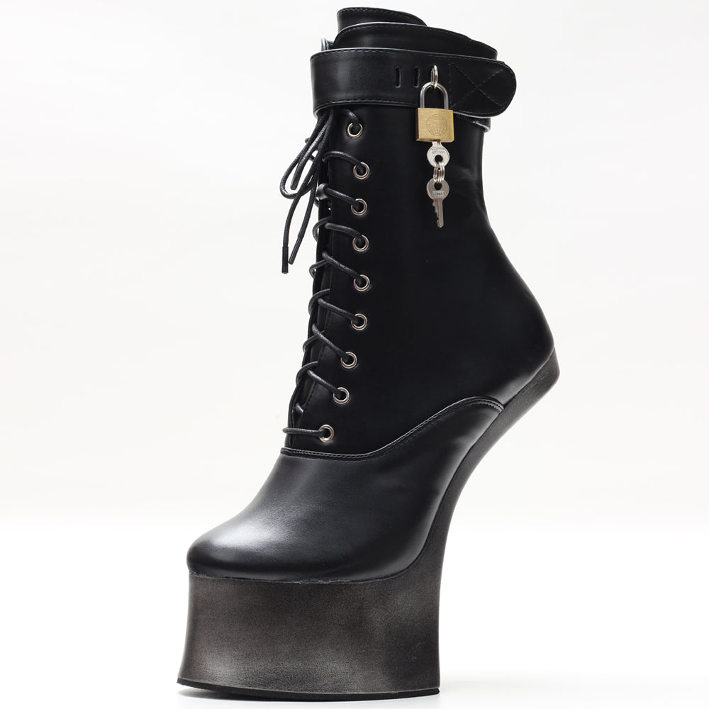 Unique Women Boots 7-inch high heels Platform Shoes Boots - Tophatter Daily Deals