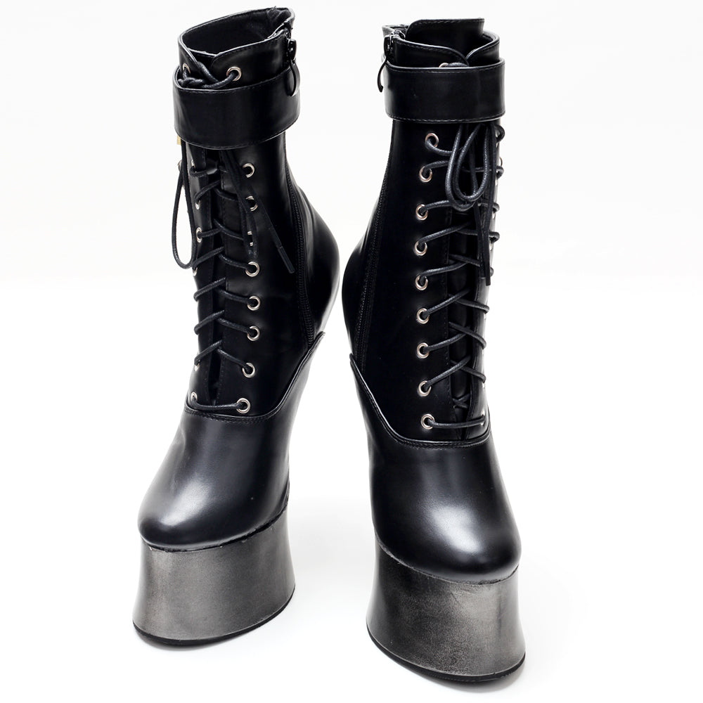 Unique Women Boots 7-inch high heels Platform Shoes Boots - Tophatter Daily Deals