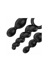 Satisfyer - Booty Call 3-Piece Plug Set - Black Sex Toy - Tophatter Daily Deals