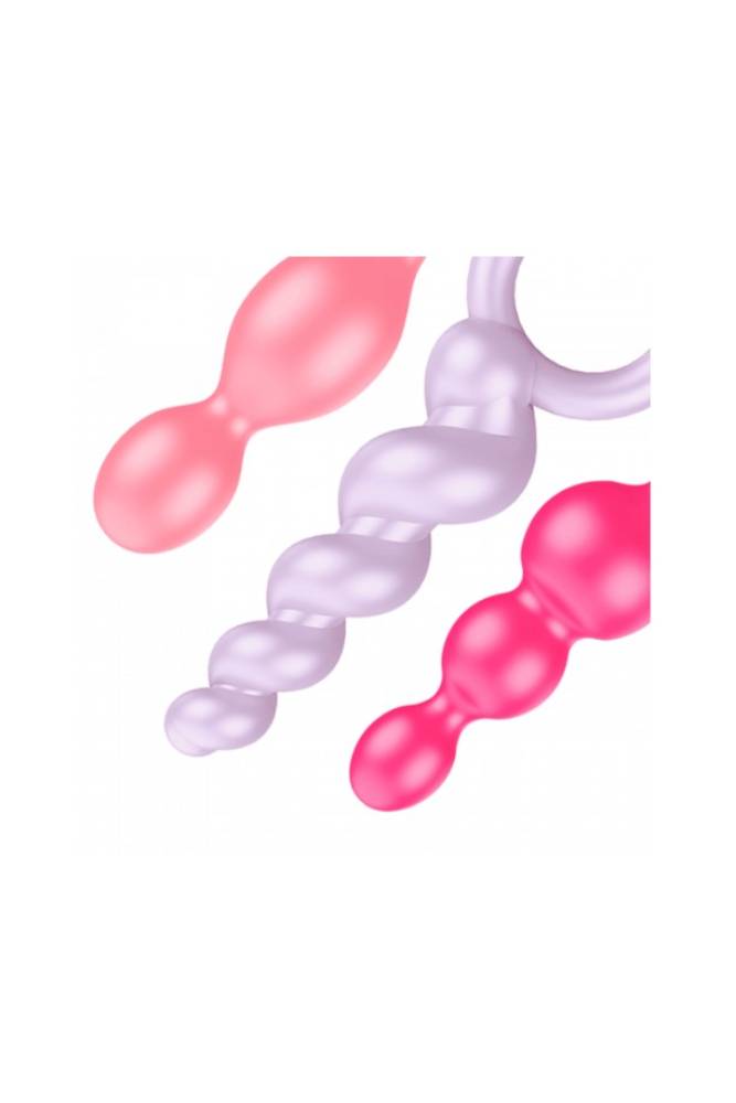 Satisfyer - Booty Call 3-Piece Plug Set - Multicolour Sex Toy - Tophatter Daily Deals