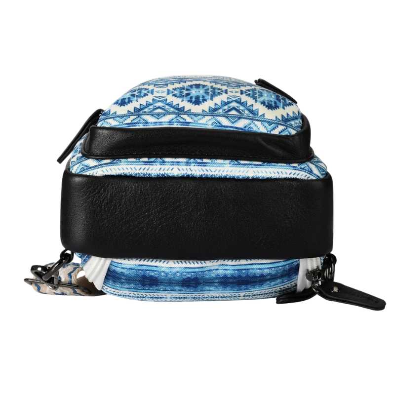 Concealed Carry Aztec Indie Canvas Sling Crossbody Backpack Purse Handgun Purses - Tophatter Daily Deals