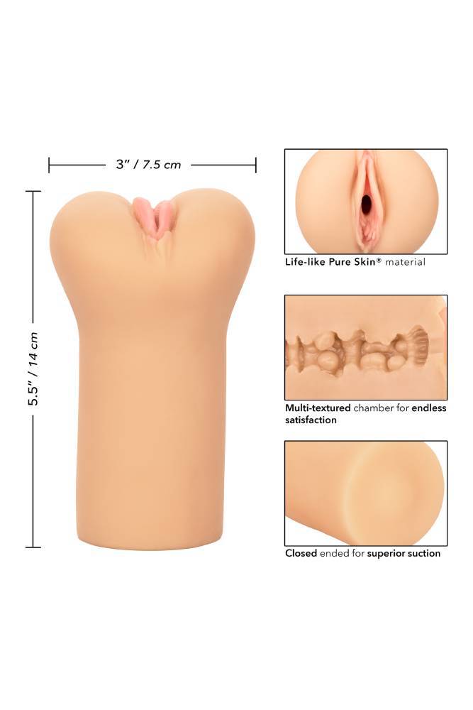 Cal Exotics - Boundless - Vulva Stroker - Ivory Sex Toy - Tophatter Daily Deals