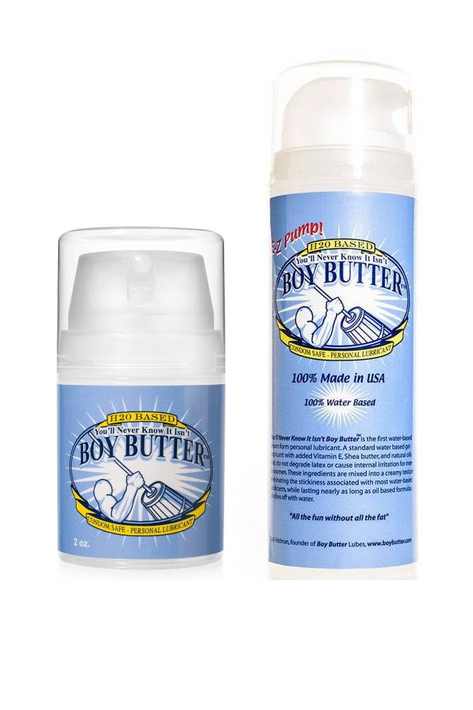 Boy Butter - H2O Formula - Pump - Various Sizes Liquid - Tophatter Daily Deals