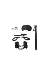 Ouch by Shots Toys - Black & White - Bed Post Bindings Restraint Kit - Black BDSM - Tophatter Daily Deals