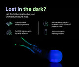 Paradise Illumination The Wand – RGB Illuminated Wand Vibrator > Sex Toys > Massage Wands - Tophatter Daily Deals