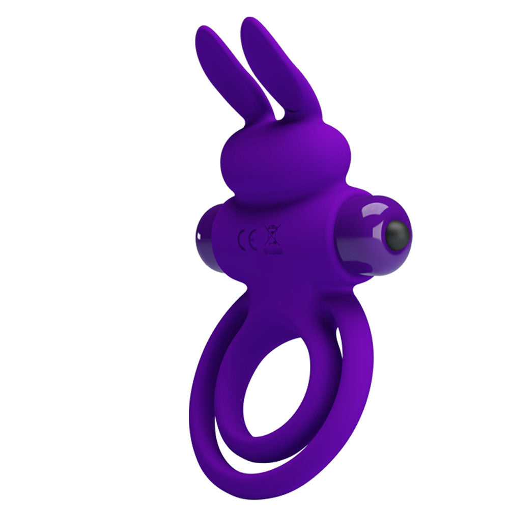Vibrant Penis Ring III – Silicone Rabbit Cock Ring Vibrator > Vibrators > Ladies > Rabbit - Tophatter Daily Deals