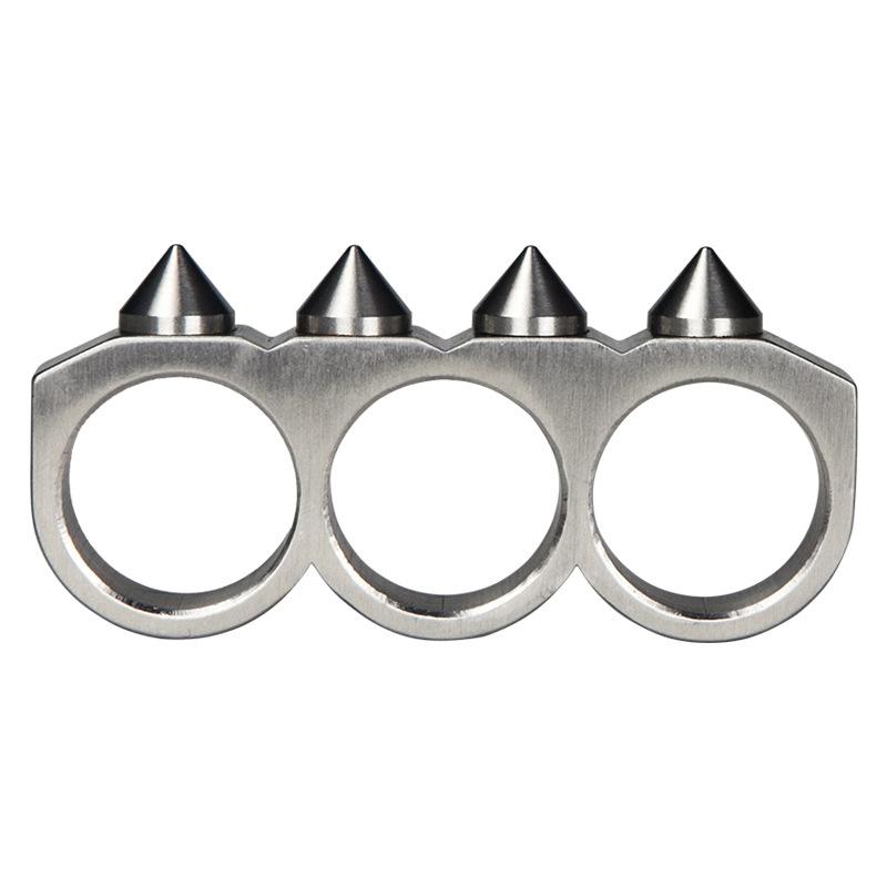 Spiked Brass Knuckles Brass Knuckles - Tophatter Daily Deals