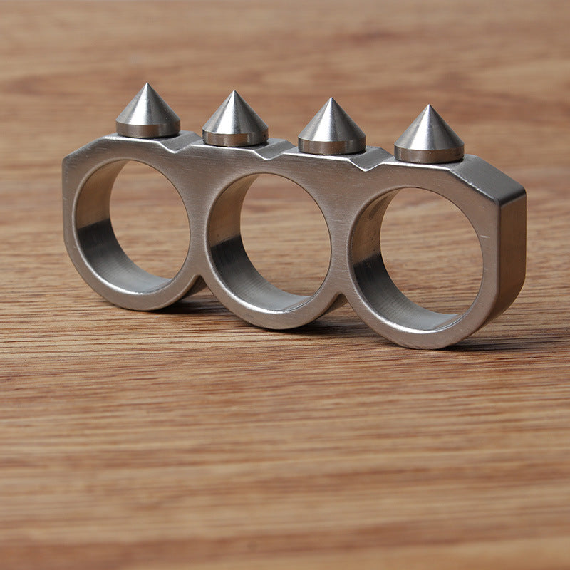 Spiked Brass Knuckles Brass Knuckles - Tophatter Daily Deals