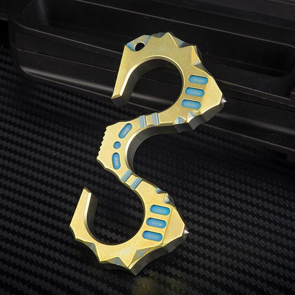 Self Defense Weapons Brass Knuckles Yellow Brass Knuckles - Tophatter Daily Deals