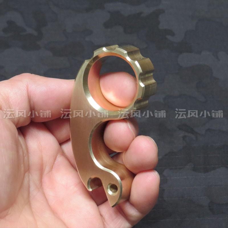 2019 Small Snail Real Brass One Finger Brass Knuckles Brass Knuckles - Tophatter Daily Deals