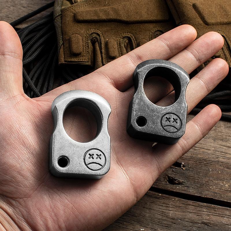 420 Stainless Steel Brass Knuckles Self Defense Real Brass Knuckles - Tophatter Daily Deals