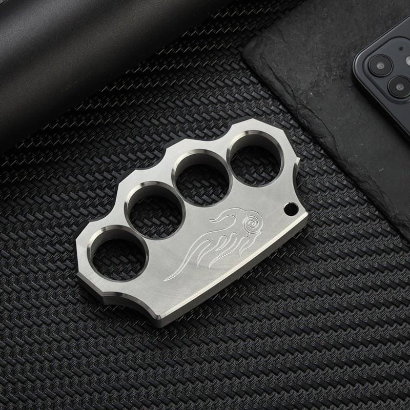Brass Knuckle Rings Real 304 Stainless Steel - Cakra EDC Gadgets Brass Knuckles - Tophatter Daily Deals