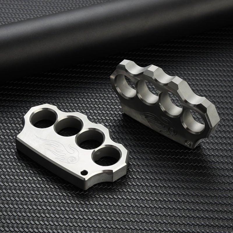 Brass Knuckle Rings Real 304 Stainless Steel - Cakra EDC Gadgets Brass Knuckles - Tophatter Daily Deals