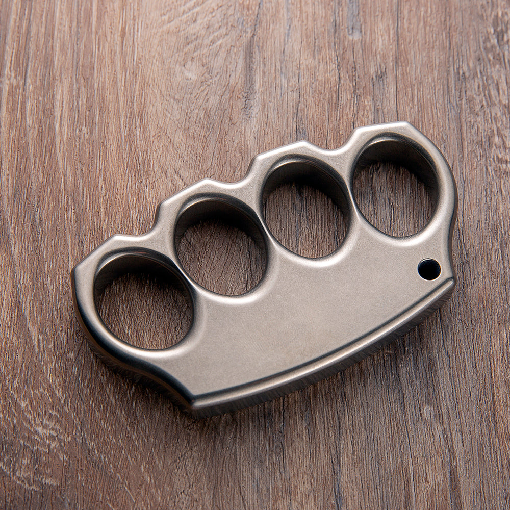 2025 New Full Titanium Edc Weapons Brass Knuckles Brass Knuckles - Tophatter Daily Deals