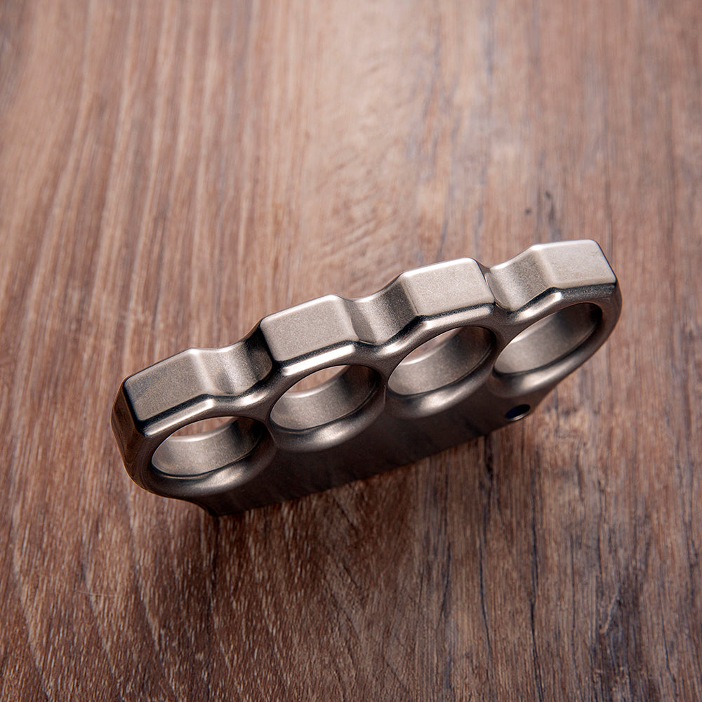 2025 New Full Titanium Edc Weapons Brass Knuckles Brass Knuckles - Tophatter Daily Deals