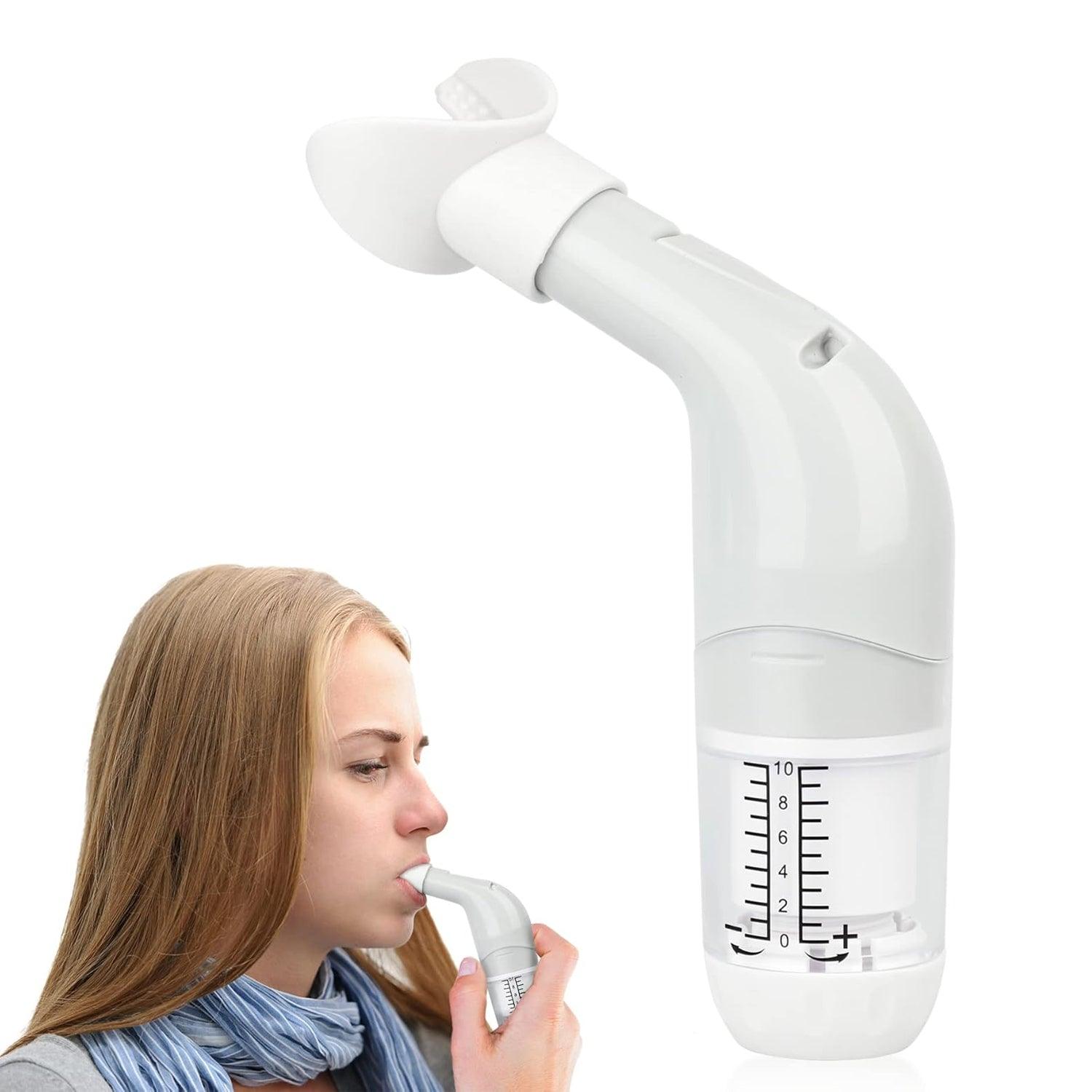 Breath Training Device - Deep Breath Trainer Exerciser Strength Lungs Health Care - Tophatter Daily Deals