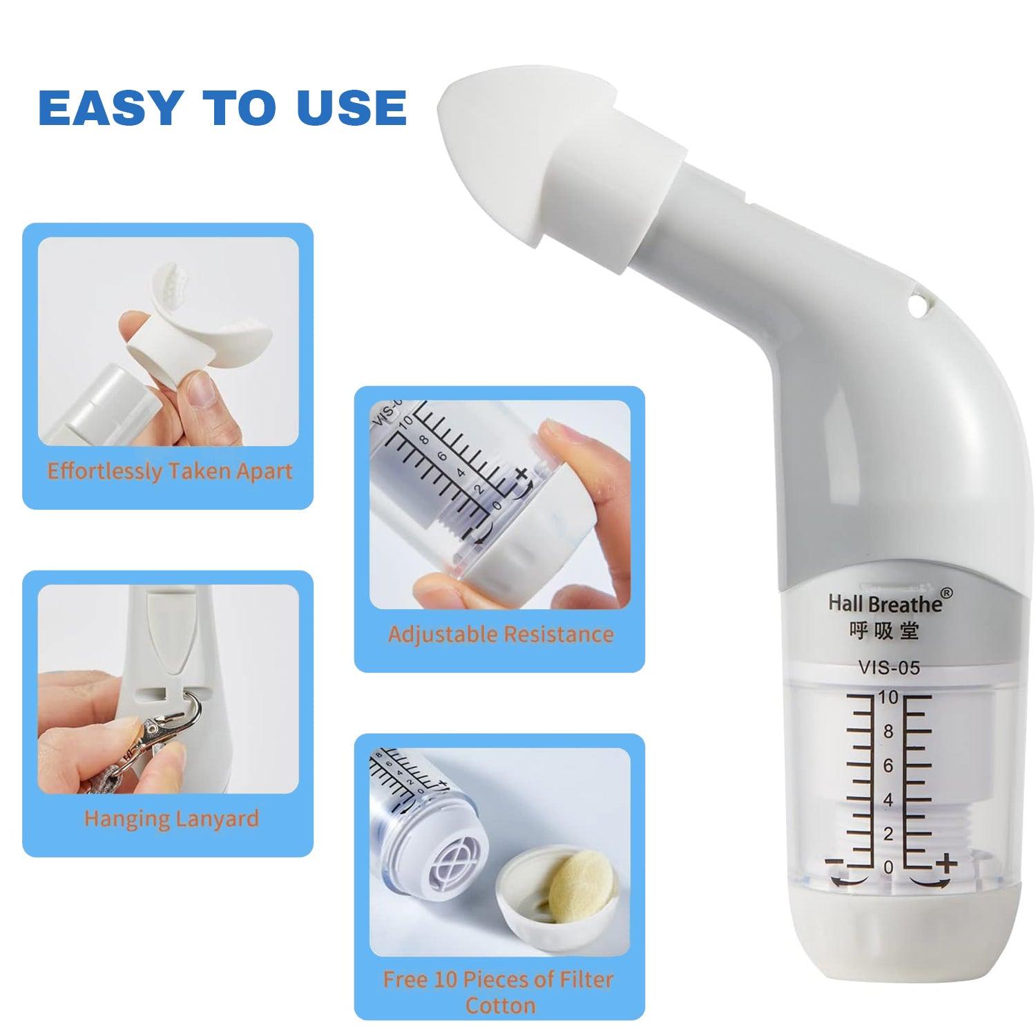 Breath Training Device - Deep Breath Trainer Exerciser Strength Lungs Health Care - Tophatter Daily Deals