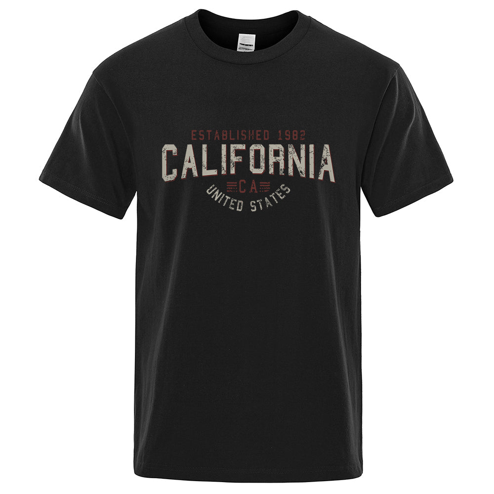 Breathable Loose O-Neck Shirts Hip Hop Tees Tee - Tophatter Daily Deals