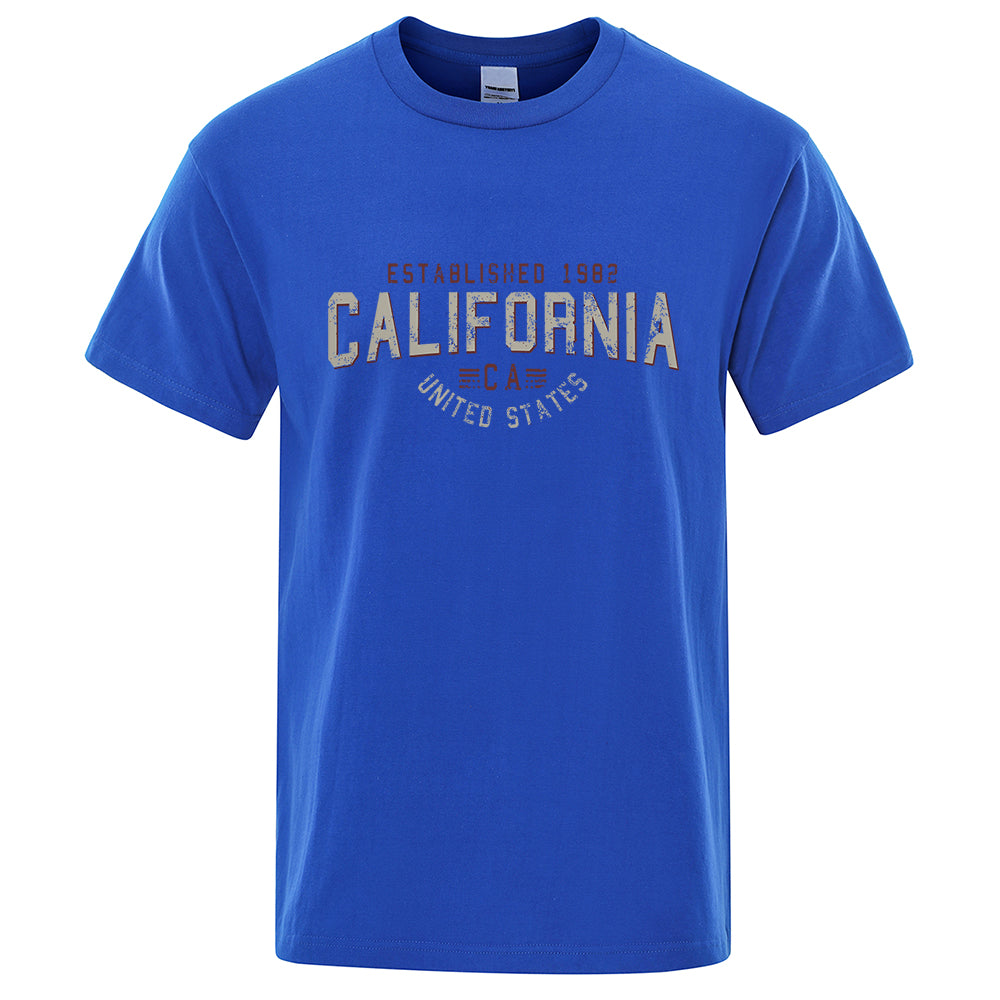 Breathable Loose O-Neck Shirts Hip Hop Tees Tee - Tophatter Daily Deals
