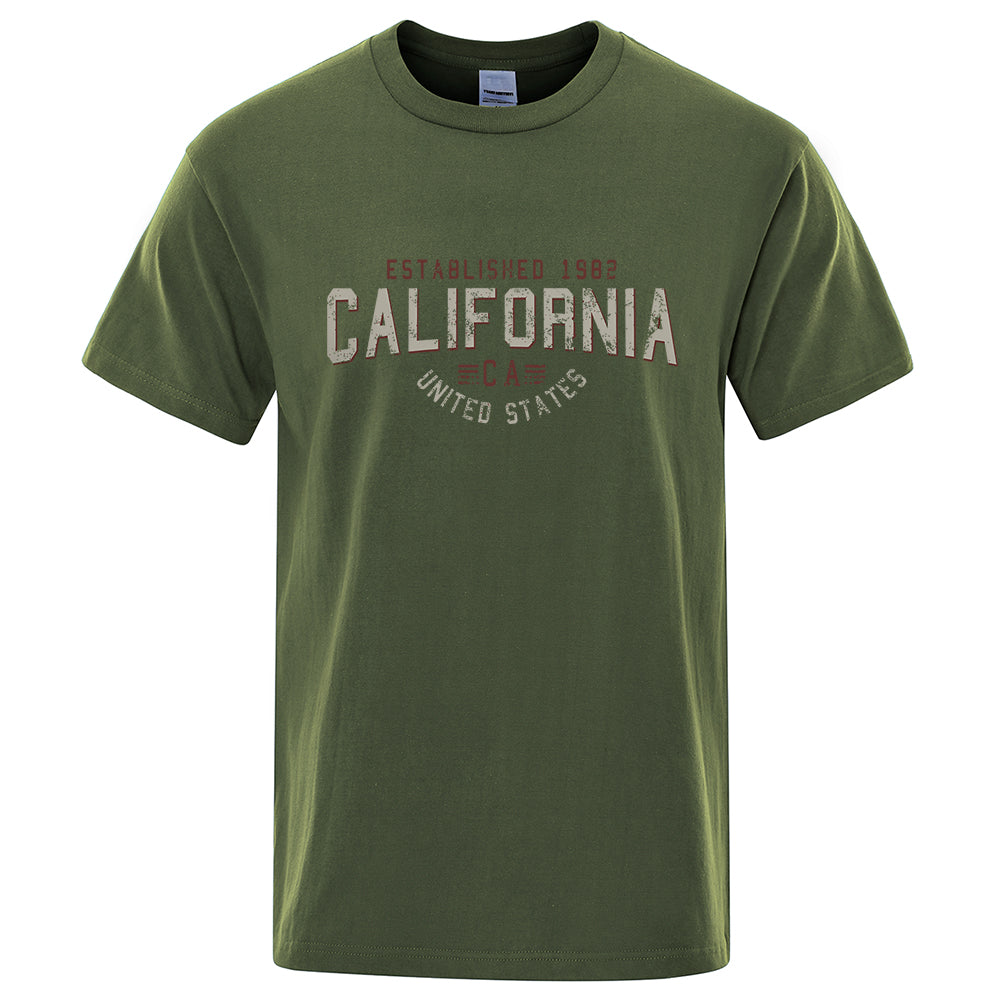 Breathable Loose O-Neck Shirts Hip Hop Tees Tee - Tophatter Daily Deals