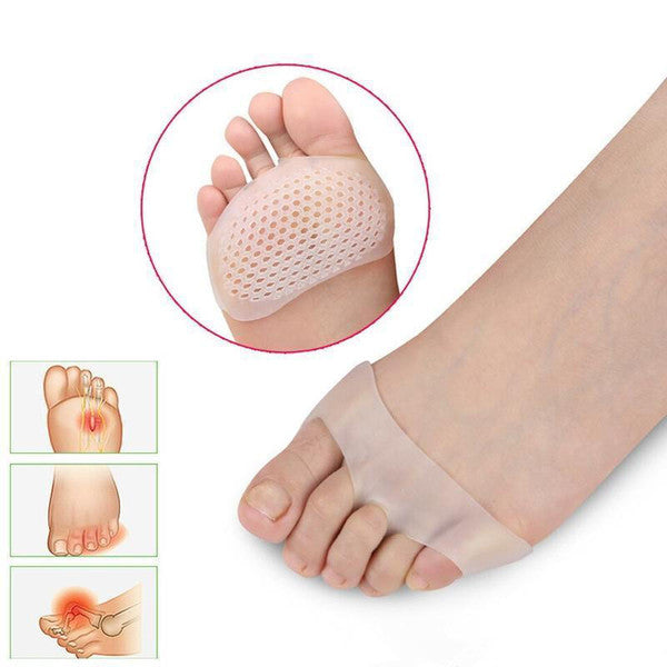 Metatarsal Pads Breathable Gel Forefoot Cushions Set Of 2 - Tophatter Daily Deals