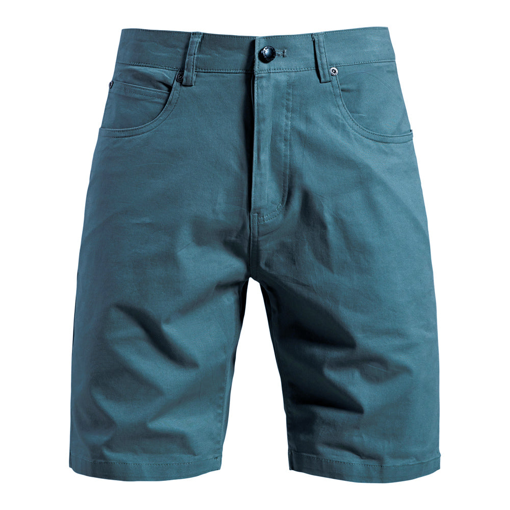 Casual Outdoor Breathable Multi-Pocket Shorts Cyan Pants - Tophatter Daily Deals