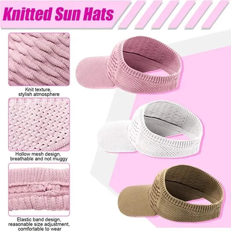 Breathable Sun Visor Cap for Outdoor Sports Hats - Tophatter Daily Deals