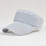 Breathable Sun Visor Cap for Outdoor Sports Gray Hats - Tophatter Daily Deals